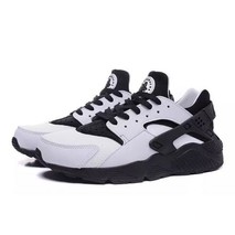 Черно-белые кроссовки мужские Nike Huarache на каждый день